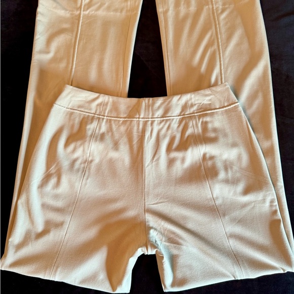 DKNY Cream Straight Leg Women's Pants - Picture 4 of 7